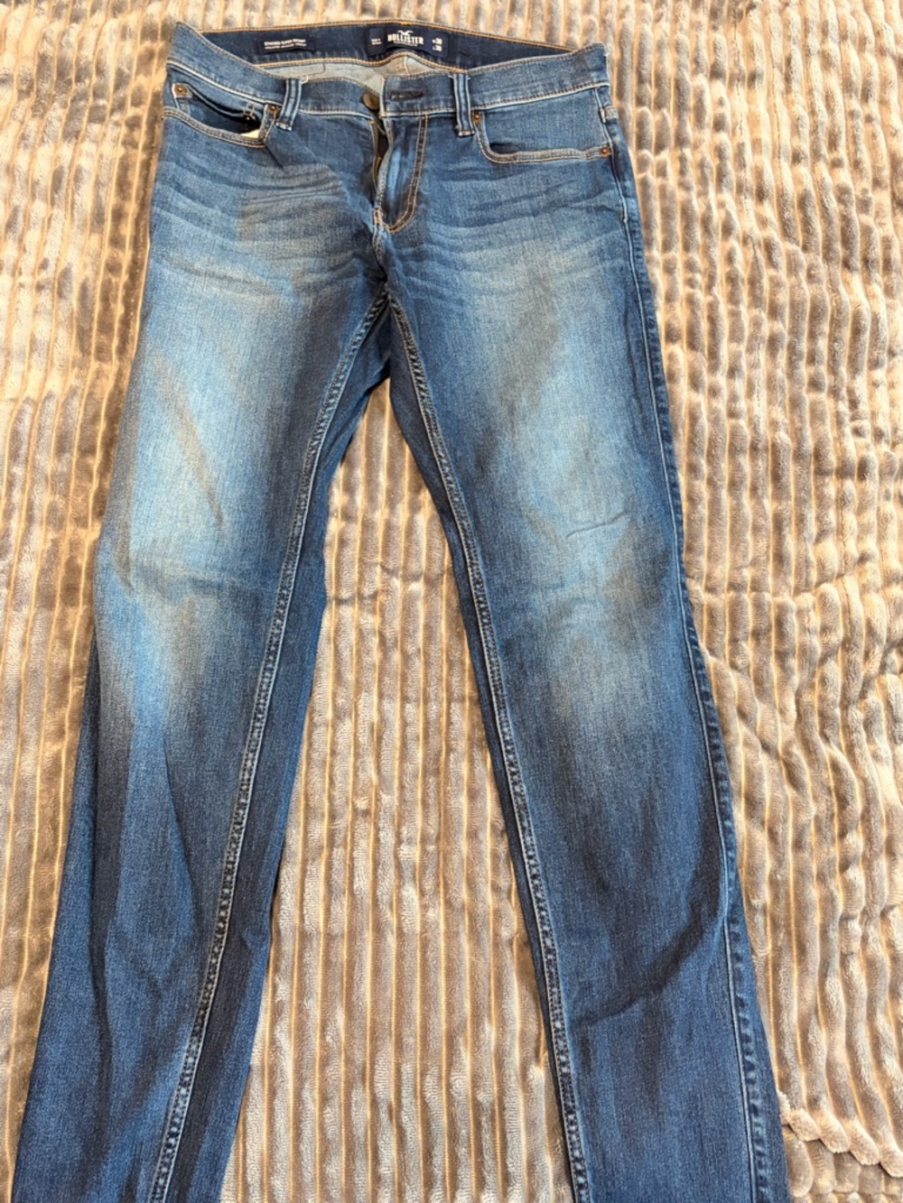 Hollister Slim Straight Blue Washed Men’s Jeans